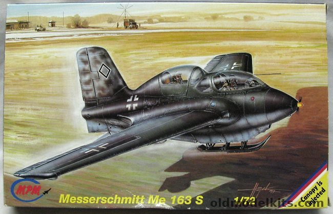 MPM 1/72 Messerschmitt Me-163 S Two Seat Trainer, 72072 plastic model kit